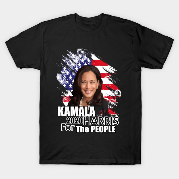 Kamala Harris USA for President 2020 T-Shirt by Javacustoms